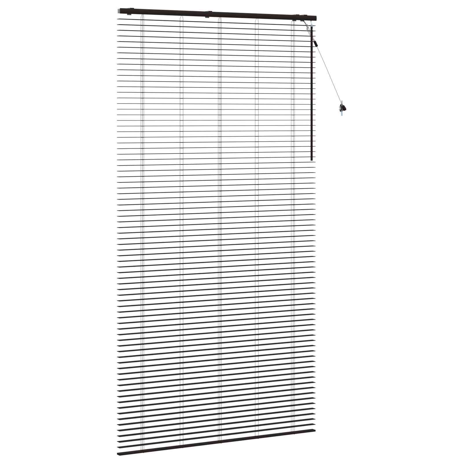 Venetiaanse jaloezie Donkerbruin 140 x 250 cm 35 mm