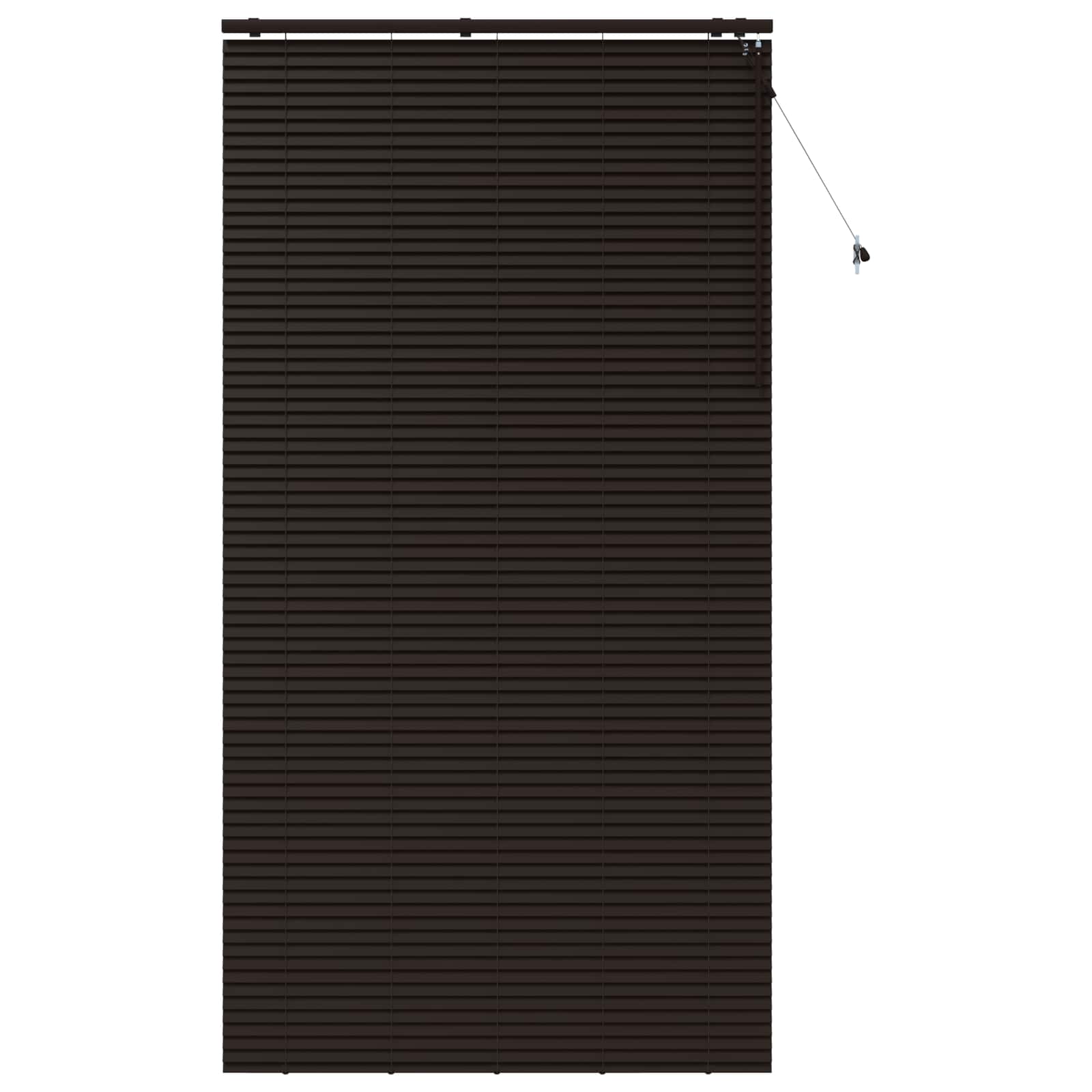 Venetiaanse jaloezie Donkerbruin 140 x 250 cm 35 mm