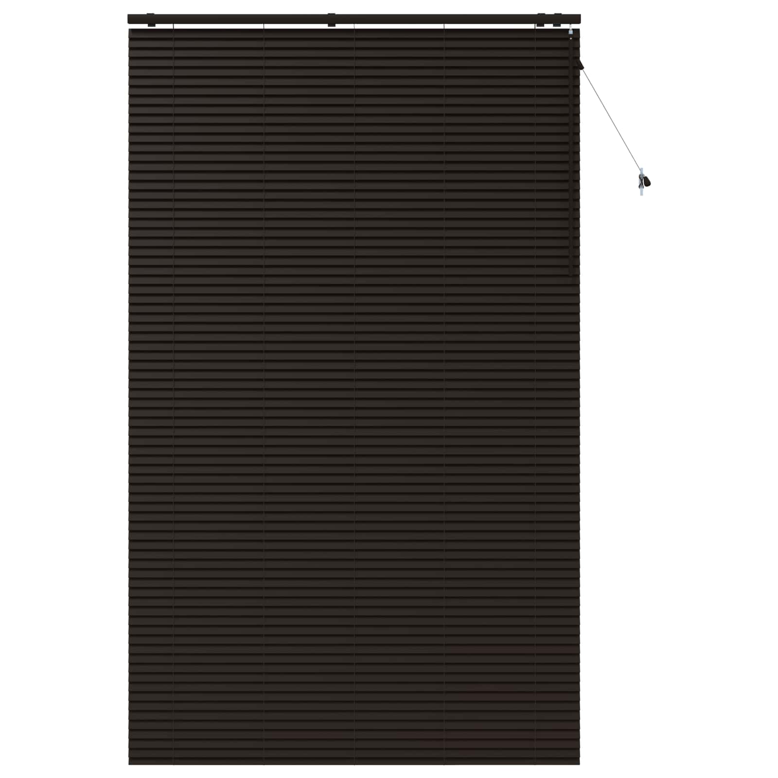 Venetiaanse jaloezie Donkerbruin 145 x 250 cm 35 mm