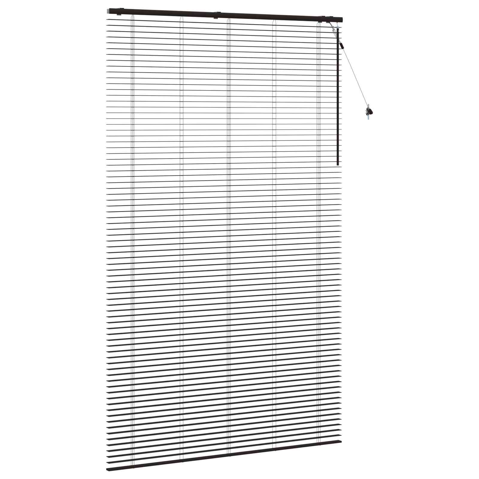 Venetiaanse jaloezie Donkerbruin 155 x 250 cm 35 mm