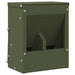 Konijnenvoer Olijf Groen 20 x 12,5 x 25 cm Koudgewalst Staal