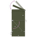 Konijnenvoer Olijf Groen 20 x 12,5 x 25 cm Koudgewalst Staal