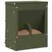 Konijnenvoer Olijf Groen 20 x 12,5 x 25 cm Koudgewalst Staal
