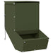 Konijnenvoer Olijf Groen 17,5 x 26 x 28,5 cm Koudgewalst Staal