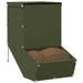 Konijnenvoer Olijf Groen 17,5 x 26 x 28,5 cm Koudgewalst Staal