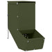 Konijnenvoer Olijf Groen 12,5 x 26 x 28,5 cm Koudgewalst Staal
