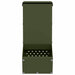 Konijnenvoer Olijf Groen 12,5 x 26 x 28,5 cm Koudgewalst Staal