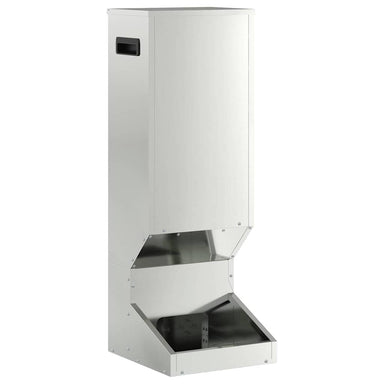 Hertenvoerbak Zilver 28 x 30 x 80 cm Gegalvaniseerd staal