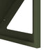 Voederbak voor vee Olijf Groen 108 x 50 x 28 cm
