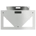 Voederbak voor vee Zilver 108 x 50 x 28 cm Gegalvaniseerd staal