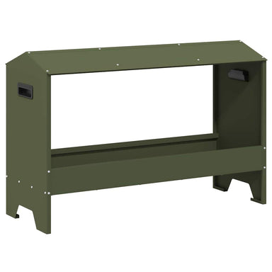 Kippen voederbak Olijf Groen 81 x 32 x 53,5 cm