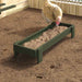 Kippen voederbak Olijf Groen 80 x 28 x 13.5 cm
