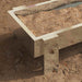 Kippen voederbak Zilver 80 x 28 x 13.5 cm Gegalvaniseerd staal