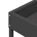 Vogeleter Zwart 80 x 28 x 13.5 cm Koudgewalst Staal