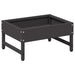 Vogeleter Zwart 80 x 28 x 13.5 cm Koudgewalst Staal