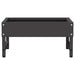 Vogeleter Zwart 80 x 28 x 13.5 cm Koudgewalst Staal