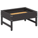 Vogeleter Zwart 80 x 28 x 13.5 cm Koudgewalst Staal