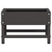 Vogeleter Zwart 80 x 28 x 13.5 cm Koudgewalst Staal