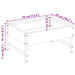 Vogeleter Zwart 80 x 28 x 13.5 cm Koudgewalst Staal