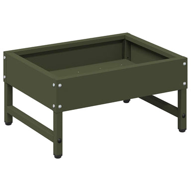 Vogeleter Olijf Groen 80 x 28 x 13.5 cm Koudgewalst Staal