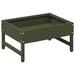 Vogeleter Olijf Groen 80 x 28 x 13.5 cm Koudgewalst Staal