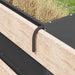 Hooi Feeder Zwart 71 x 33 x 70 cm Koudgewalst Staal