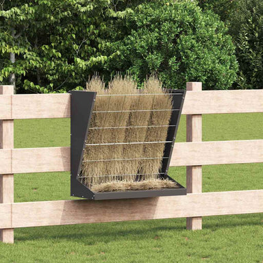Hooi Feeder Zwart 71 x 33 x 70 cm Koudgewalst Staal