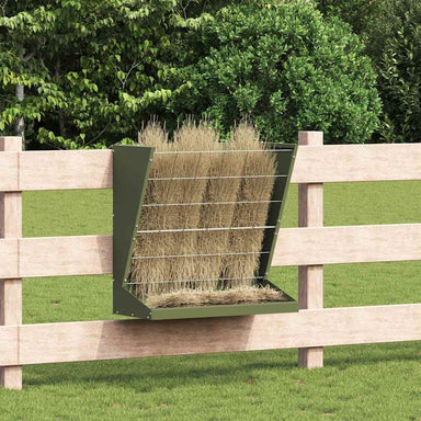 Hooi Feeder Olijf Groen 71 x 33 x 70 cm Koudgewalst Staal