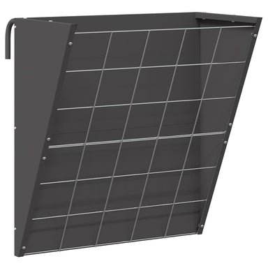 Hangend Hooi Feeder Zwart 61 x 33 x 66 cm Koudgewalst Staal