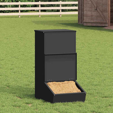 Varkensvoeder Zwart 55 x 38 x 76 cm Koudgewalst Staal