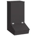 Varkensvoeder Zwart 55 x 38 x 76 cm Koudgewalst Staal