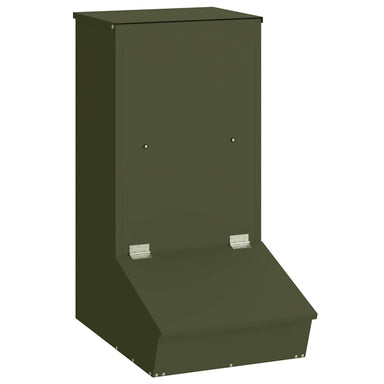 Varkensvoeder Olijf Groen 55 x 38 x 76 cm Koudgewalst Staal