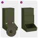 Varkensvoeder Olijf Groen 55 x 38 x 76 cm Koudgewalst Staal