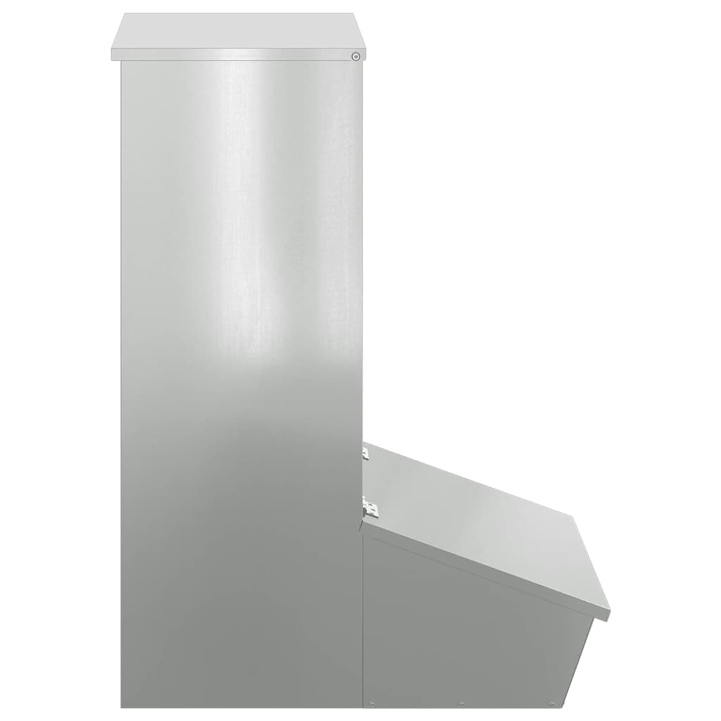 Varkensvoeder Zilver 55 x 38 x 76 cm Gegalvaniseerd staal