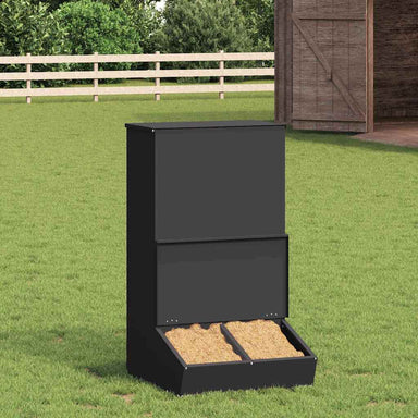 Varkensvoeder Zwart 55 x 51 x 91,5 cm Koudgewalst Staal