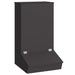 Varkensvoeder Zwart 55 x 51 x 91,5 cm Koudgewalst Staal