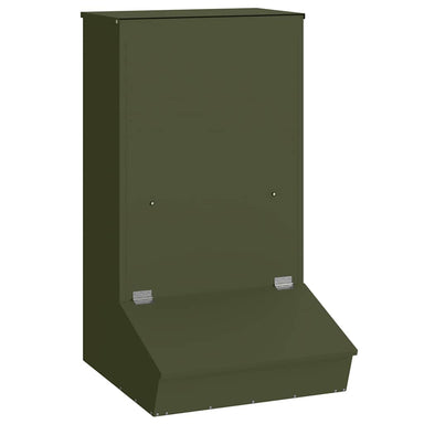 Varkensvoeder Olijf Groen 55 x 51 x 91,5 cm Koudgewalst Staal
