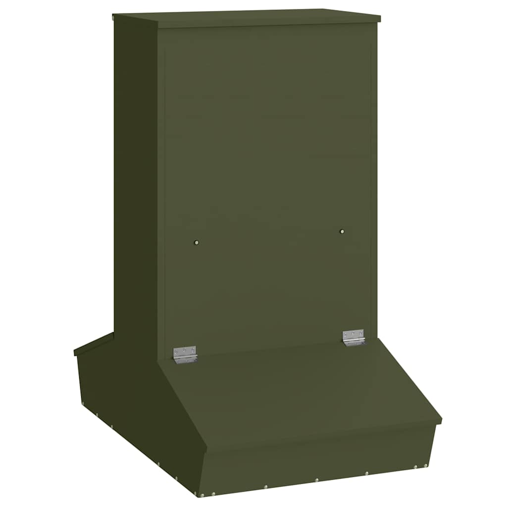 Varkensvoeder Olijf Groen 82 x 51 x 91,5 cm Koudgewalst Staal