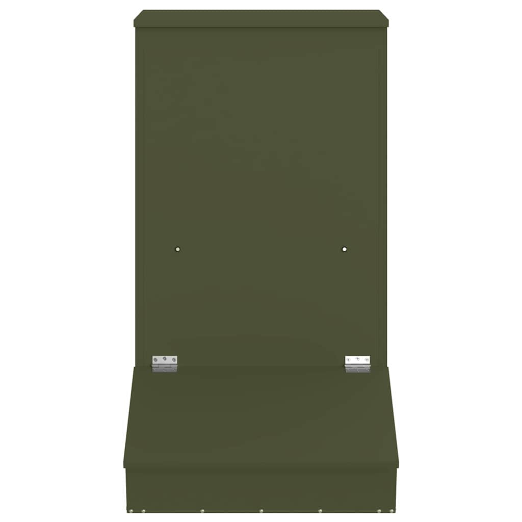 Varkensvoeder Olijf Groen 82 x 51 x 91,5 cm Koudgewalst Staal