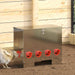Kip voerbak Zilver 60,5 x 29 x 51 cm Gegalvaniseerd staal