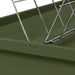 Vee voeder Olijf Groen 100 x 60 x 90 cm Koudgewalst Staal