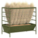 Vee voeder Olijf Groen 100 x 60 x 90 cm Koudgewalst Staal