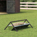 Voederbak voor vee Zilver 111 x 76 x 38 cm Gegalvaniseerd staal