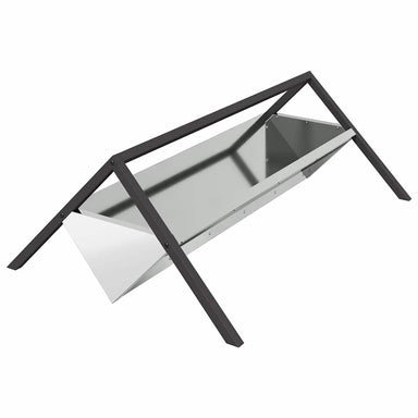 Voederbak voor vee Zilver 111 x 76 x 38 cm Gegalvaniseerd staal