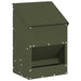 Kip voerbak Olijf Groen 21 x 16 x 33 cm Koudgewalst Staal