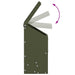 Kip voerbak Olijf Groen 21 x 16 x 33 cm Koudgewalst Staal