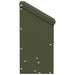 Kip voerbak Olijf Groen 21 x 16 x 33 cm Koudgewalst Staal