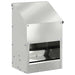 Kip voerbak Zilver 21 x 16 x 33 cm Gegalvaniseerd staal