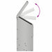 Kip voerbak Zilver 21 x 16 x 33 cm Gegalvaniseerd staal