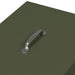 Kip voerbak Olijf Groen 40,5 x 45 x 41 cm Koudgewalst Staal